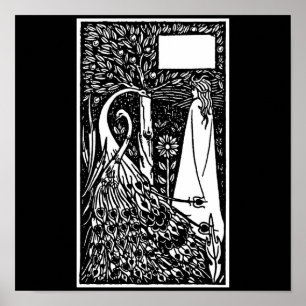 Illustration-Aubrey Beardsley 38 med poster Vintag