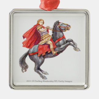 Illustration av Alexander underbaren Julgransprydnad Metall