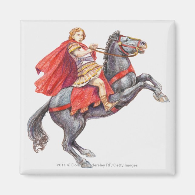 Illustration av Alexander Underbaren Magnet (Framsidan)