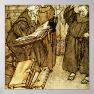Illustration av 'alikan av Rheims Poster