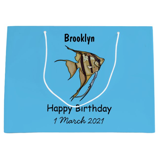 illustration av Angelfish-tecknad (Framsidan)