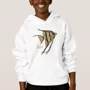 illustration av Angelfish-tecknad T Shirt