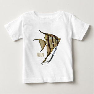 illustration av Angelfish-tecknad T Shirt