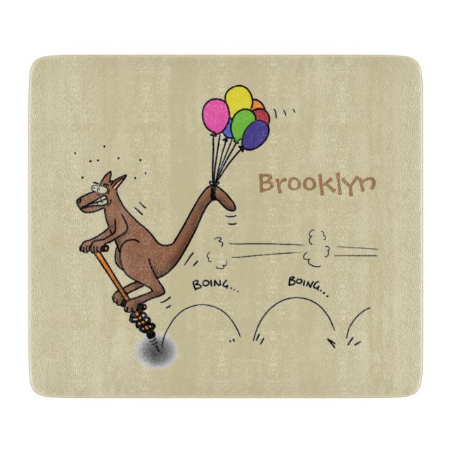illustration av australisk tecknad humor kangaroo (Framsidan)
