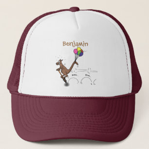 illustration av australisk tecknad humor kangaroo keps