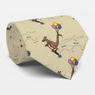 illustration av australisk tecknad humor kangaroo slips