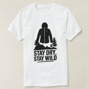Illustration av Äventyr-regnet utanför Jacka T Shirt