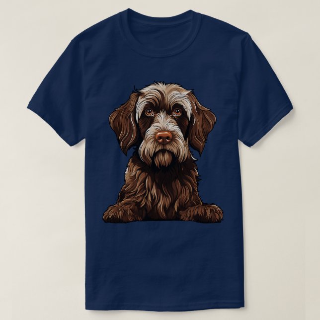 Illustration av avstavad Hund T Shirt (Design framsida)