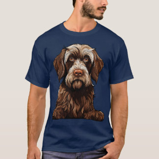 Illustration av avstavad Hund T Shirt