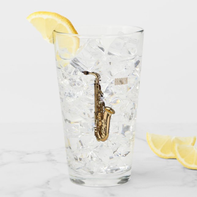 illustration av axofontecknaden glaskopp (Framsida Ice)