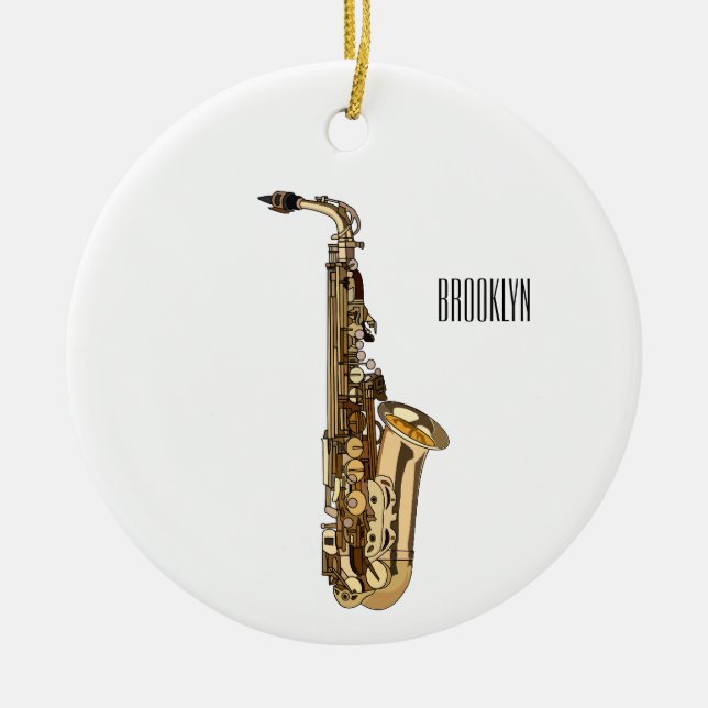 illustration av axofontecknaden julgransprydnad keramik (Framsidan)