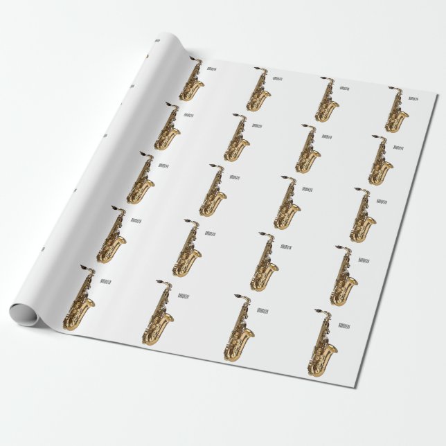 illustration av axofontecknaden presentpapper (Utrullad)