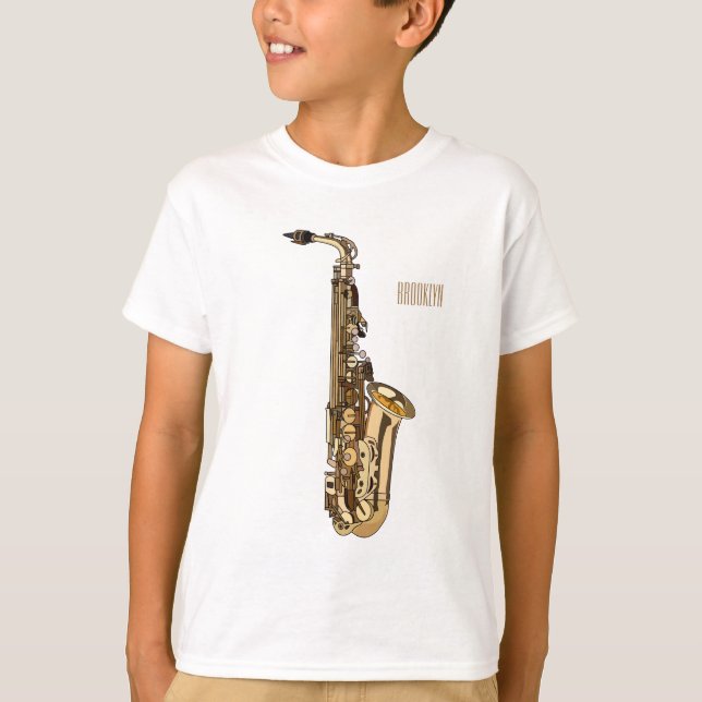 illustration av axofontecknaden t shirt (Framsida)