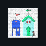 Illustration av bågshögar 2 canvastryck<br><div class="desc">Kustnära och tropiska</div>