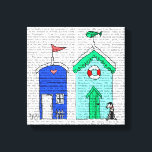 Illustration av bågshögar 2 canvastryck<br><div class="desc">Kustnära och tropiska</div>