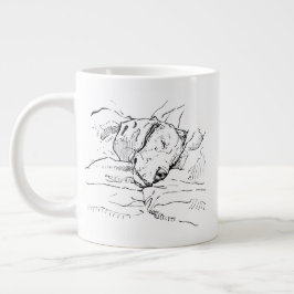 Illustration av Beagle-älskare Jumbo Mugg