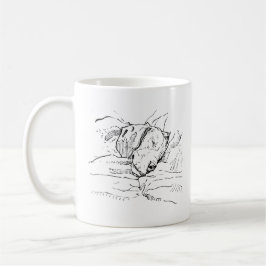 Illustration av Beagle-älskare Kaffemugg