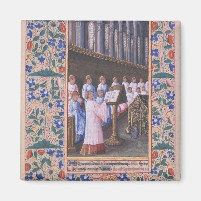 Illustration av begravningstjänster magnet (Framsidan)