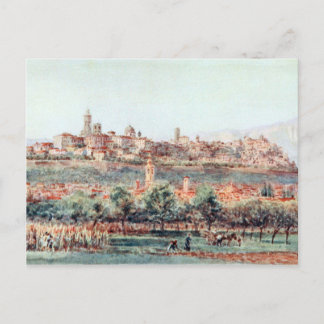 Illustration av Bergamo, Italien Vykort