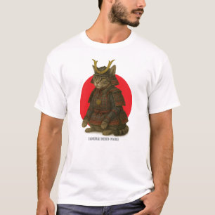 Illustration av beväpnad katt t shirt