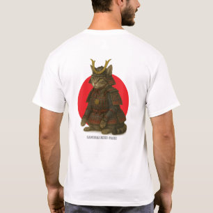 Illustration av beväpnad katt t shirt