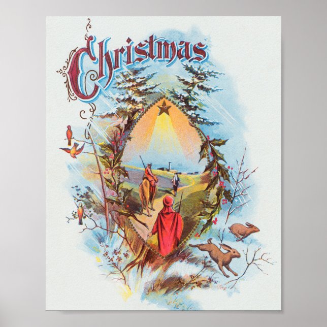 Illustration av Bibliska Magi-Helgdag Poster (Framsidan)