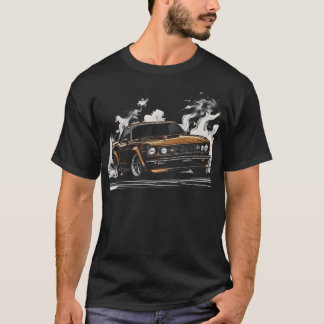Illustration av bilkörning t shirt