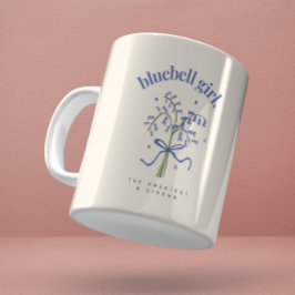 Illustration av blå vattenfärg kaffemugg