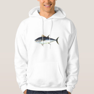 illustration av blåfenad tonfisk hoodie