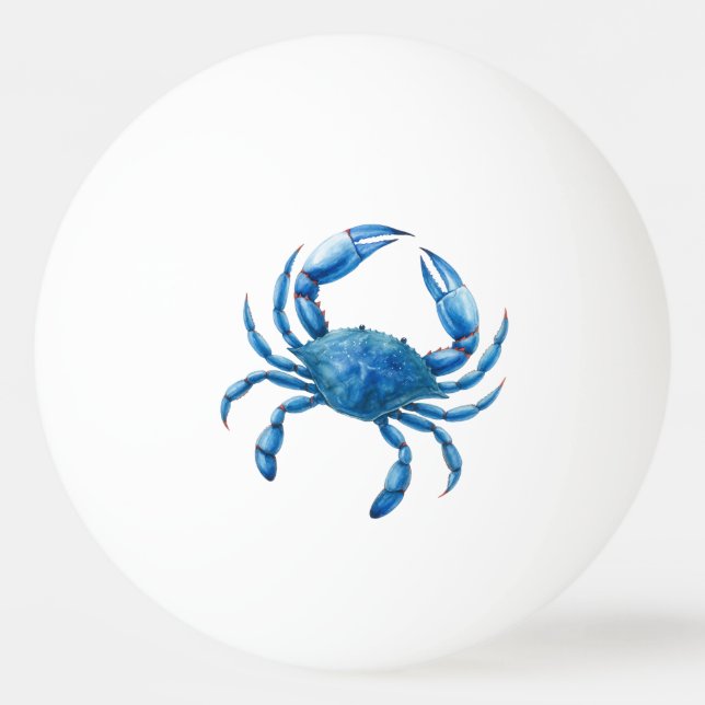 Illustration av blåhavsfärg - Ocean Sea Life Pingisboll (Framsidan)