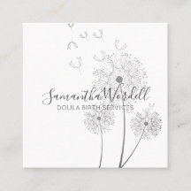 Illustration av Blommigten Birth Doula eller Midfr