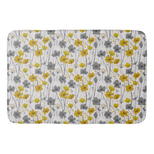 illustration av blommigten, jokerblommor av abstra badrumsmatta