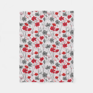 illustration av blommigten, jokerblommor av abstra fleecefilt