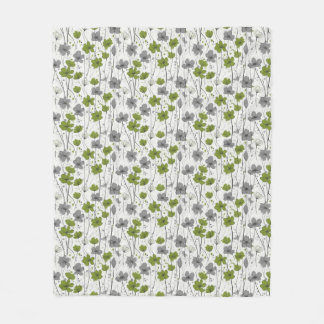 illustration av blommigten, jokerblommor av abstra fleecefilt