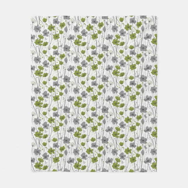 illustration av blommigten, jokerblommor av abstra fleecefilt (Framsidan)