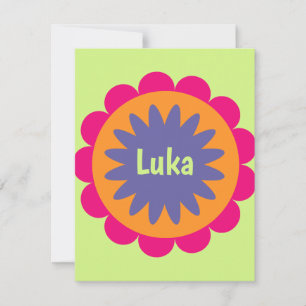illustration av blommigten orange och rosa