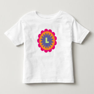 illustration av blommigten orange och rosa t shirt