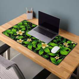 Illustration av Blommönstret Lush Grönt