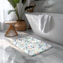 Illustration av botaniska Mönster Pastel Watercolo