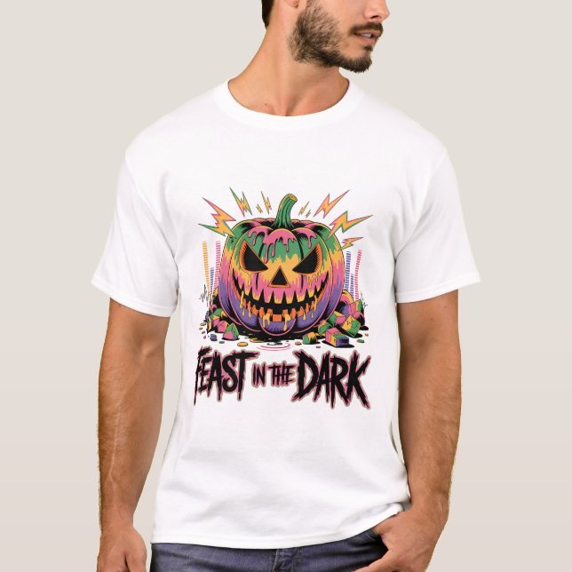 Illustration av brant Spooky Season T Shirt (Framsida)