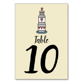 Illustration av bröllopstårta Bröllopsbord nummer Bordsnummer