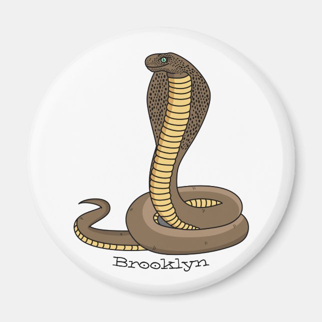Illustration av brunkosorm magnet (Framsidan)