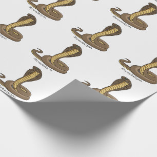 Illustration av brunkosorm presentpapper