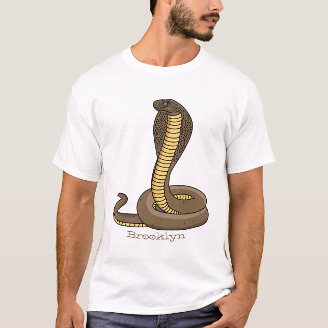 Illustration av brunkosorm t shirt (Framsida)