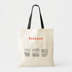Illustration av Budapest-parlamentet och det unger Tygkasse