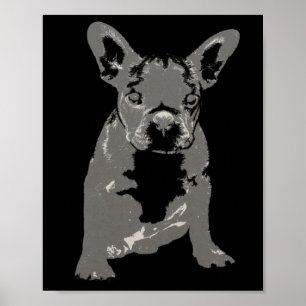 Illustration av Bulldog-Vintage Poster