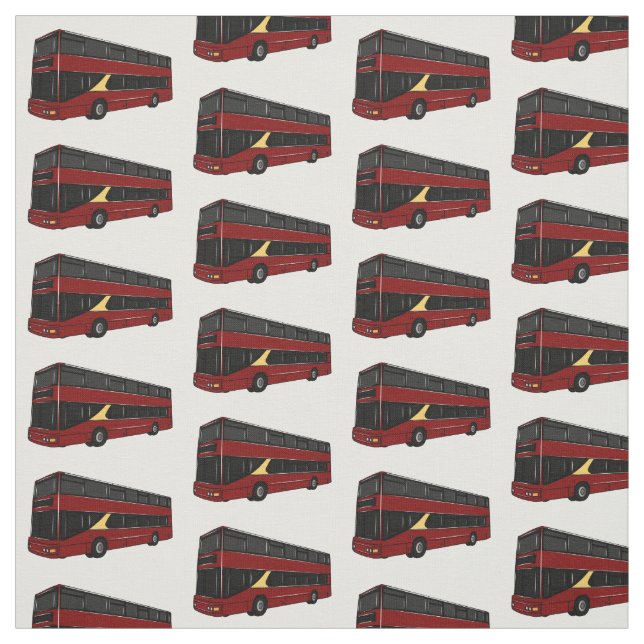 illustration av buss-tecknaden dubbla-decker tyg (Provkarta)