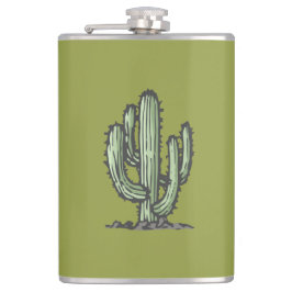 Illustration av Cactus Plant Hand plockade Fickplunta