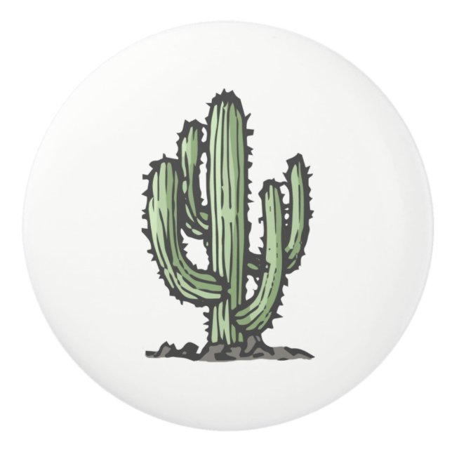 Illustration av Cactus Plant Hand plockade Knopp (Framsidan)