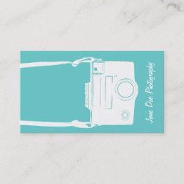 Illustration av Camera Blue Retro Photography Film Visitkort